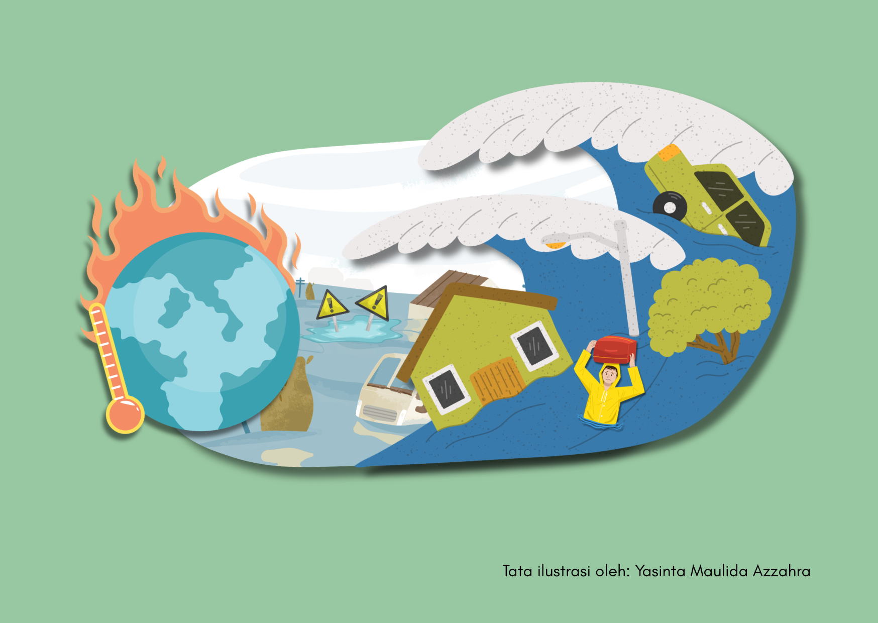 Aku Tidak Percaya Krisis Iklim sampai Air Laut Menggenangi Halaman Rumahku